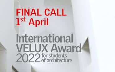 Ostatni dzwonek na zgłoszenie do 10. edycji International VELUX Award 2022