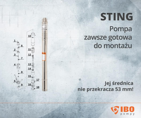 Pompa głębinowa 2" Sting-0,37