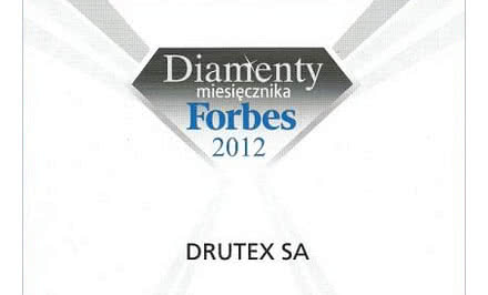 Dwa Diamenty Forbesa dla Drutexu