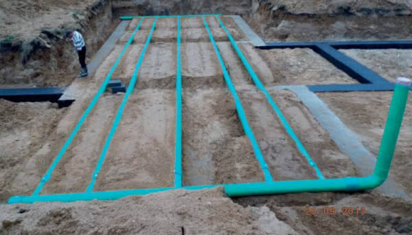 Gruntowy wymiennik ciepła GEOHEAT - w fundamentach