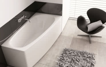 Asymetria w łazience z Aquaform