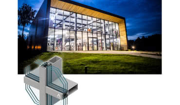 Fasady przyszłości – system słupowo-ryglowy MB-MT50N